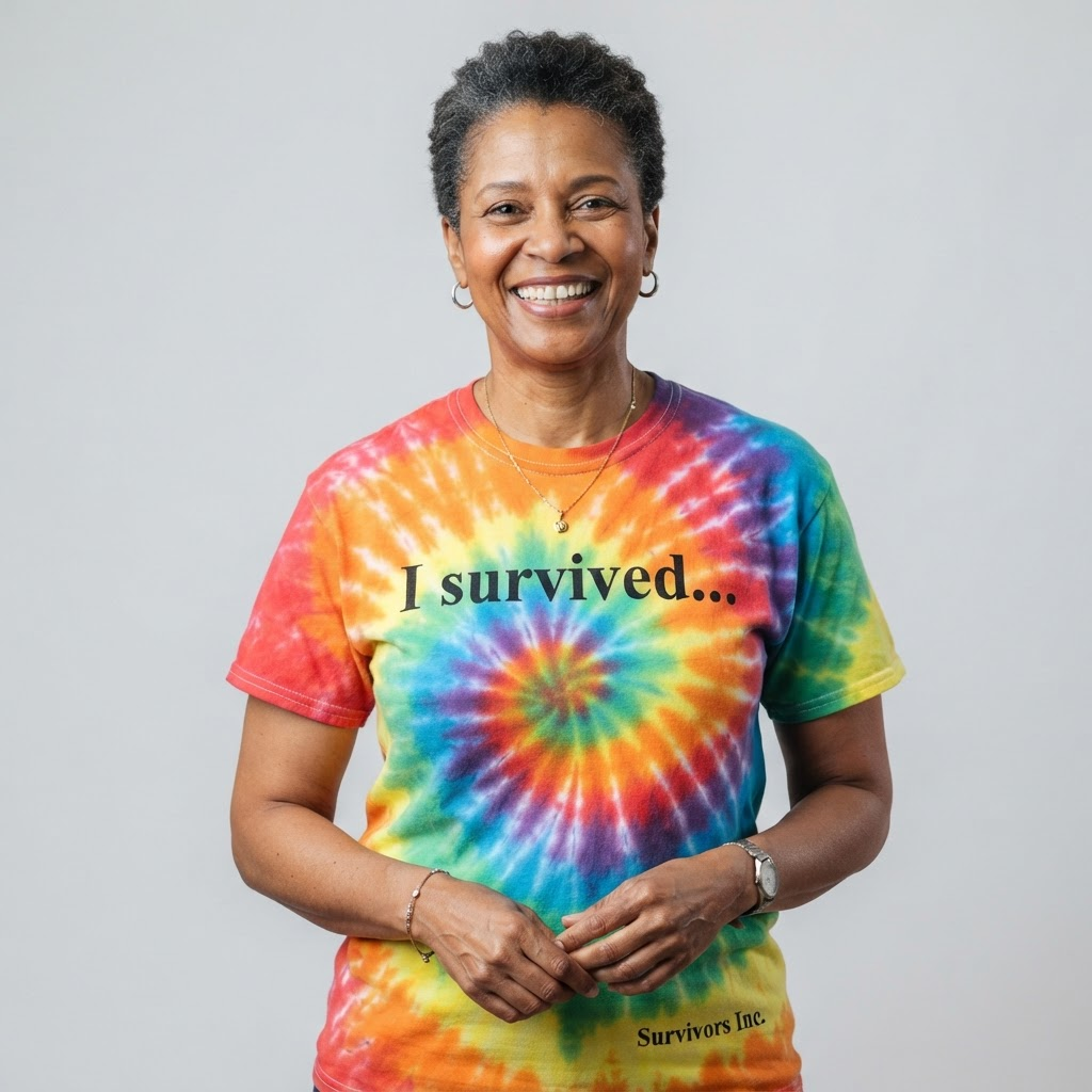 "I Survived" Tie-Dye Tee