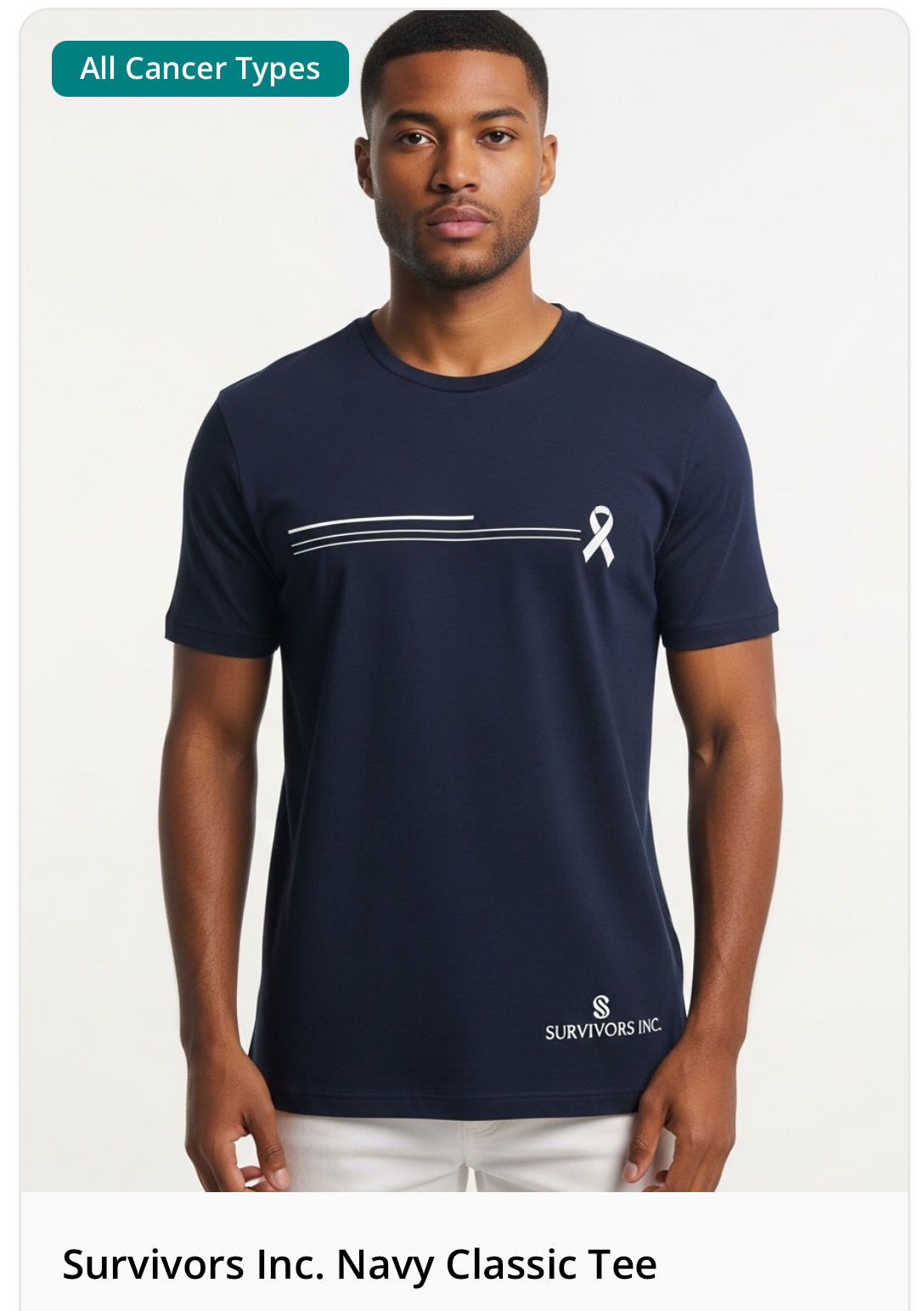 Survivors Inc. Navy Classic Tee
